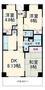 アーバンパーク市ヶ尾【3階】の間取り
