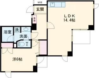 ISM笹塚【2階】の間取り