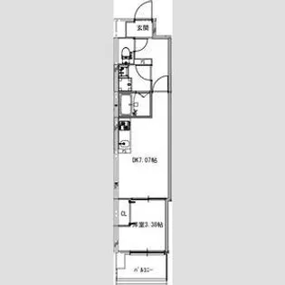 ALIVIS新町【402号室】の間取り
