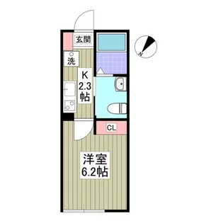ルアネス上福岡【1階】の間取り
