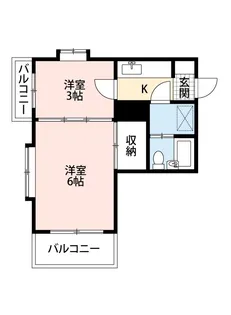 ふじみマンション【210号室】の間取り