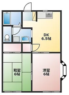 セブンカラーズ【203号室】の間取り