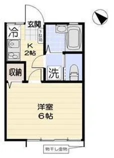 フレスコ志茂駅前【2階】の間取り