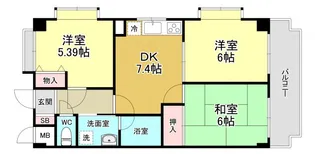 K.1st【2階】の間取り