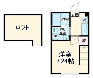 ノーチェ善行【1階】の間取り