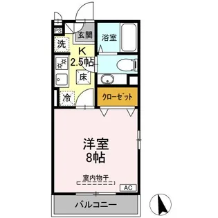 プランドール A【2階】の間取り