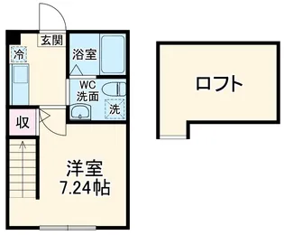 ノーチェ善行【1階】の間取り