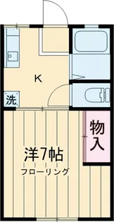 幸栄ハイツ【206号室】の間取り