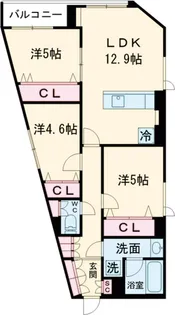 スタイリオ桜新町【9階】の間取り