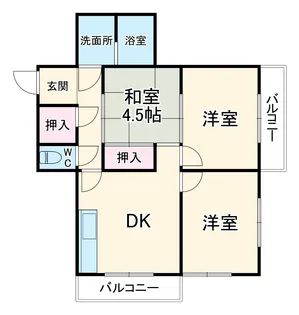サンセットビレッジ【5階】の間取り
