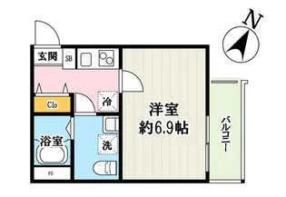 キャメルふじみ野東【303号室】の間取り