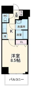 SーRESIDENCE四日市駅前COULEUR(クルール) フリ【10階】の間取り