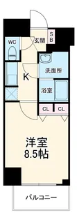 SーRESIDENCE四日市駅前COULEUR(クルール) フリ【14階】の間取り