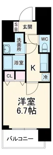 SーRESIDENCE四日市駅前COULEUR(クルール) フリ【2階】の間取り