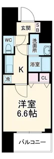 SーRESIDENCE四日市駅前COULEUR(クルール) フリ【2階】の間取り