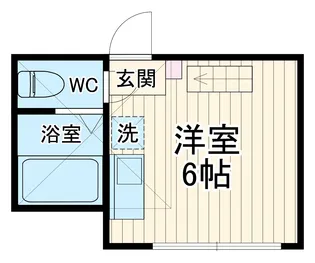 ユナイトステージモーリスの杜【103号室】の間取り