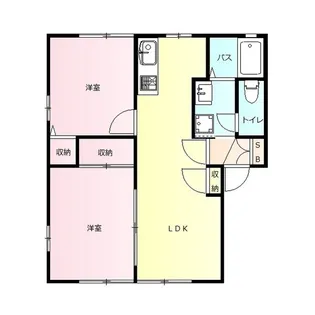 VERDE B【1階】の間取り