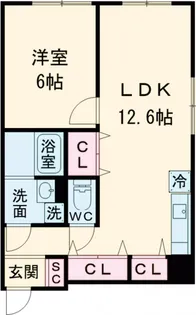 ASTILE studio 練馬平和台【1階】の間取り