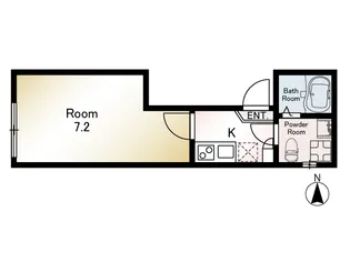 ブリリアパーク【201号室】の間取り