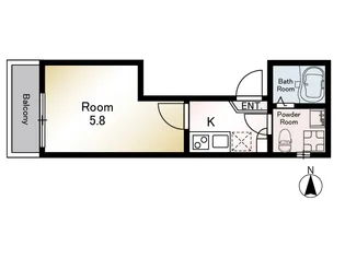 ブリリアパーク【301号室】の間取り