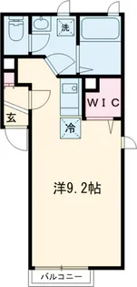 ラ・ポルト【01010号室】の間取り