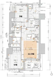 アデレイド新福島【12階】の間取り