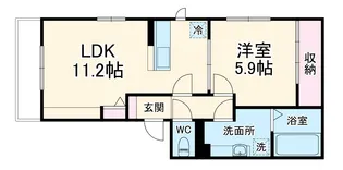 ルミエールⅢ【3階】の間取り