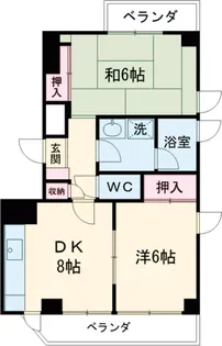 八王子ABSビル【4階】の間取り