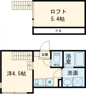 ノリス高砂【1階】の間取り