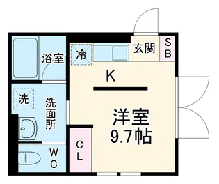 CASA ALBERO【5階】の間取り