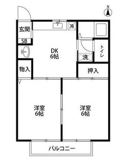NOBLE RESIDENCE【1階】の間取り