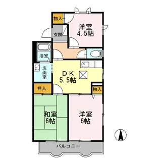 セフィラ B【1階】の間取り