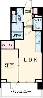 ザ・パークハビオ代々木【603号室】の間取り