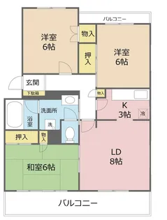 オルヒデアⅡ【3階】の間取り