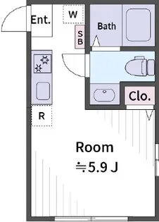 KA North HarborⅡ【203号室】の間取り