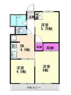 昭和ハイツ【202号室】の間取り