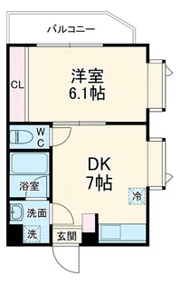 ルーチェ・ボナール【2階】の間取り