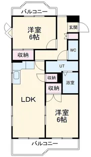 ポニーヒル長久手【B-301号室】の間取り