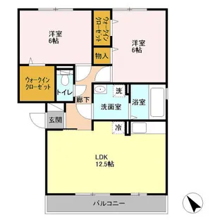 みどりのスクエア【3階】の間取り