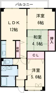 グレース泉大津【104号室】の間取り