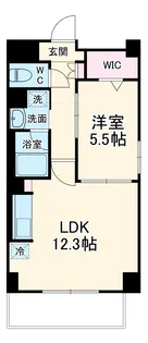 グランシャリオ【5階】の間取り