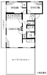 ブルーメンハイツ【206号室】の間取り