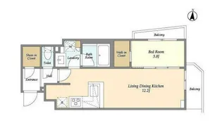 ARKMARK練馬【2階】の間取り