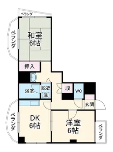 ザ・ボックス新西【302号室】の間取り