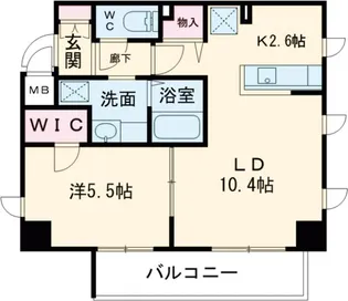 メゾン・プティ シエル【4階】の間取り