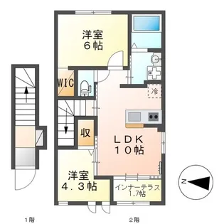 エールスト【2階】の間取り