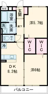 Dearcourt【2階】の間取り