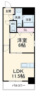 コートシャイン【6階】の間取り