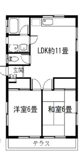 第2サンヒル【1階】の間取り