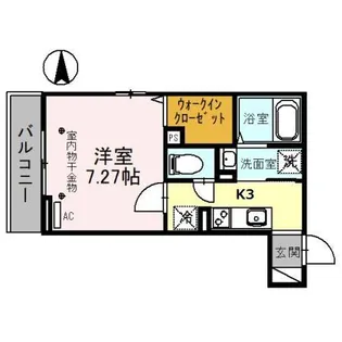 グラナーダ K【201号室】の間取り